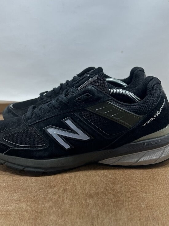 New Balance 990v5 Black Silver White Running Athletic M990BK5 Men Size 11.5 D main image 4